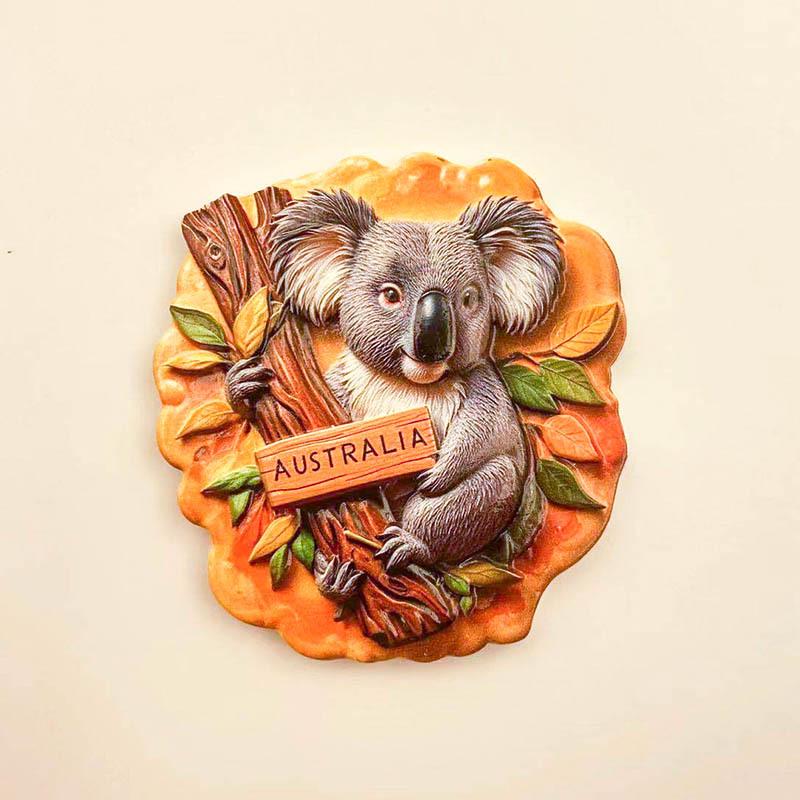 Sydney Opera House & Koala Souvenir Fridge Magnet - Australian Gift