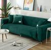 Cover For Sofa, 3-Seater Sofa, Green Velvet