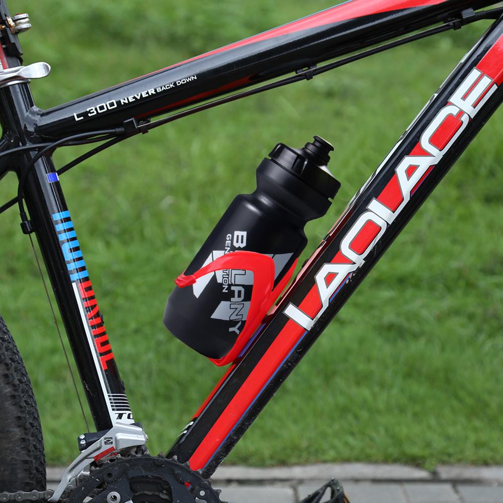 610ml Cycling Water Bottle With Holder Cage Screws Set Outdoor Fitness Sports Cycling Bicycle Sports Water Bottle bidon ciclismo