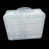 Large-Capacity Transparent Plastic Jewelry Box with Lid - 12 and 15 Grids