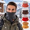Imitation Cashmere Fleece Lined Neck Gaiter Thick Winter Warm Neck Scarf For Men Women