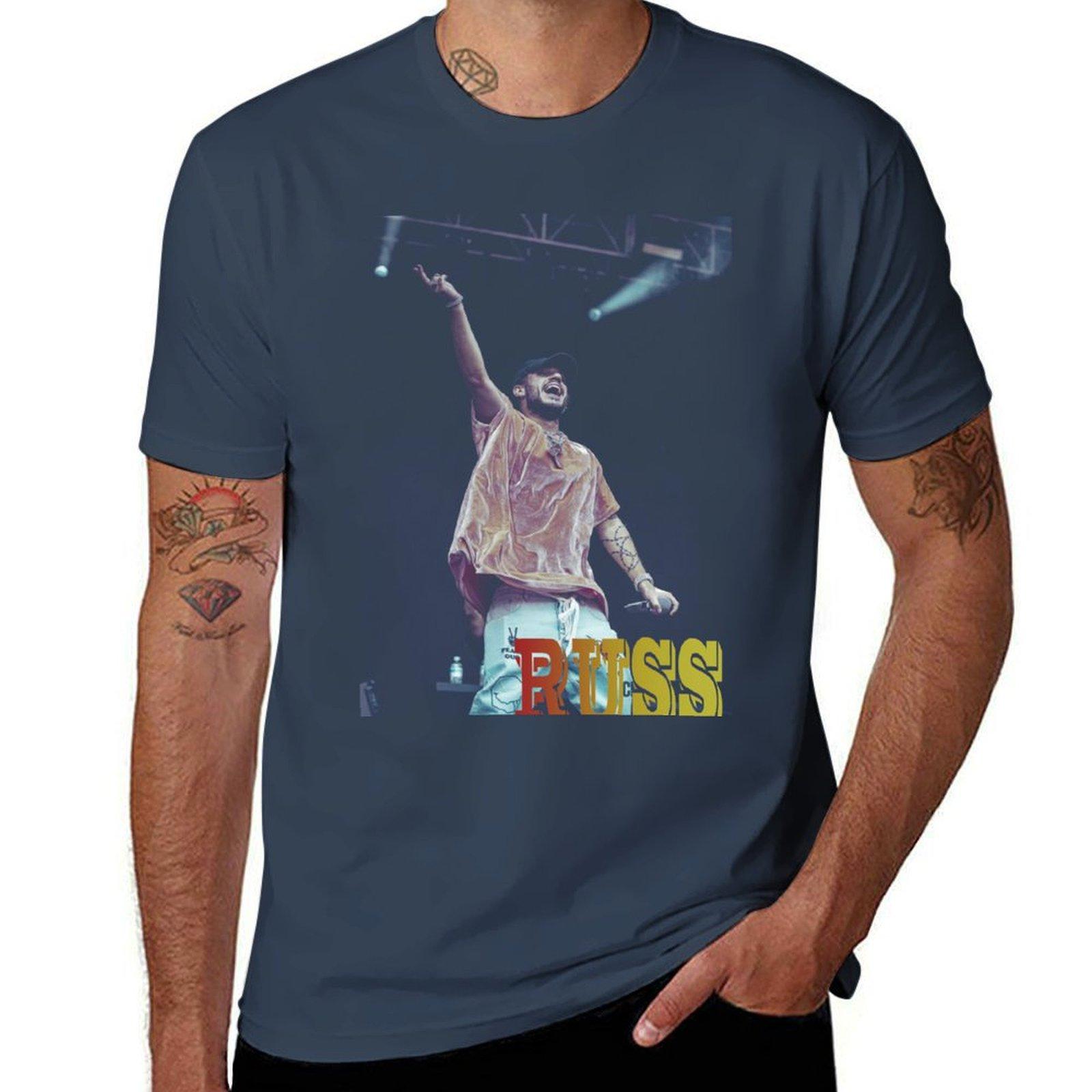 Russ Tshirt Minimalist Casual Short Sleeve Top S