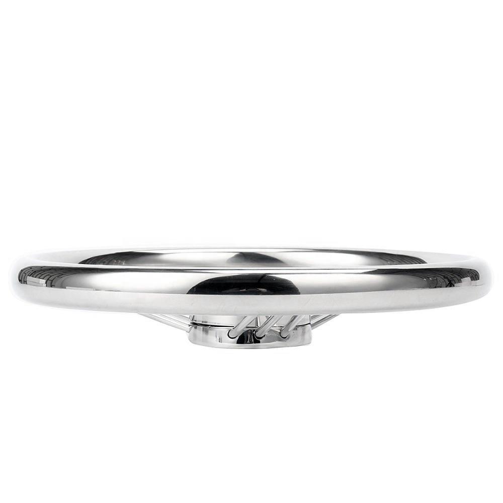 13.5 Inch Steering Wheel With Knob Stainless Steel 5 Spoke Mirror Polished Boat Yacht Accessories