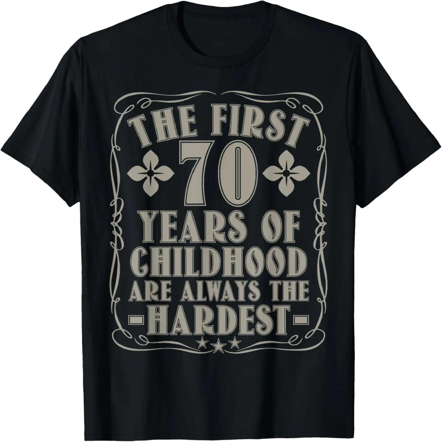 70th Birthday Vintage Bday 70 Year Old Man Funny 70 Birthday T-Shirt S