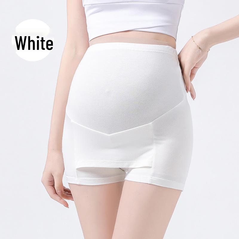 

Maternity High-Waisted Belly Support Summer Shorts - Thin, Safe, Anti-Exposure Three-Quarter Style Medium