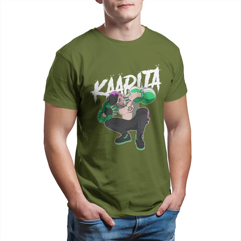 Kaarija Eurovision Cha Cha Cha Men's T Shirt  Leisure Tee Shirt Short Sleeve Crew Neck T-Shirt Cotton Classic Clothes