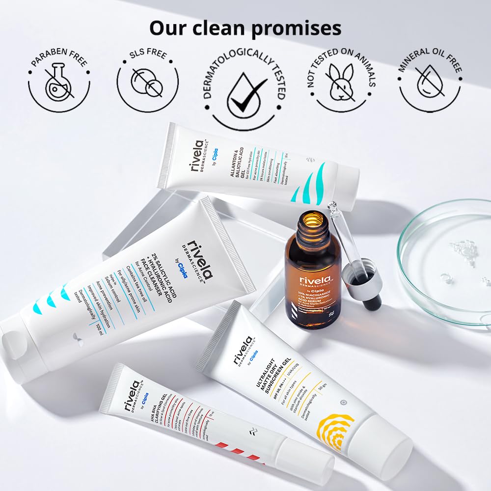 Rivela Dermascience AHA BHA Scar and Spot Correction Gel By Cipla 15 ml Pack of 1 For Acne Prone Skin