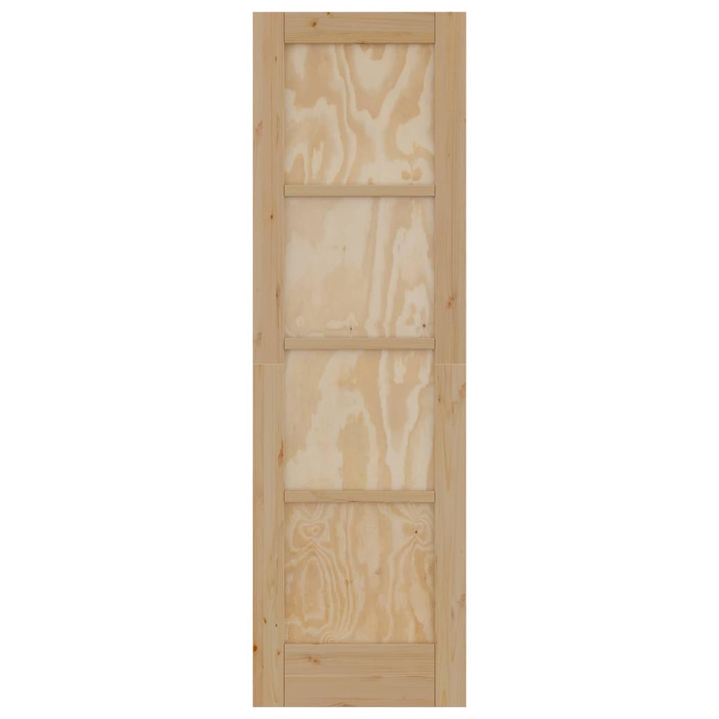 Interior Barn Door Natural 61 X 198.5 Cm Plywood