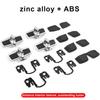 4 Set Car TRD Door Stabilizer Latches Protector Cover Cap Lid For Subaru All Series BRZ XV Forester Legacy Outback Impreza WRX