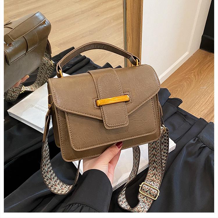 

Trendy Women s Crossbody Bag with Versatile Double/Single-Shoulder Strap светло-коричневого