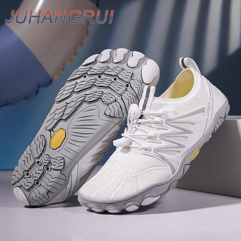 Water Sports Shoes for Mens Womens Quick Dry Non-Slip Five Finger Shoes Outdoor Wading Swimming Barefoot Aqua Shoes Lightweight