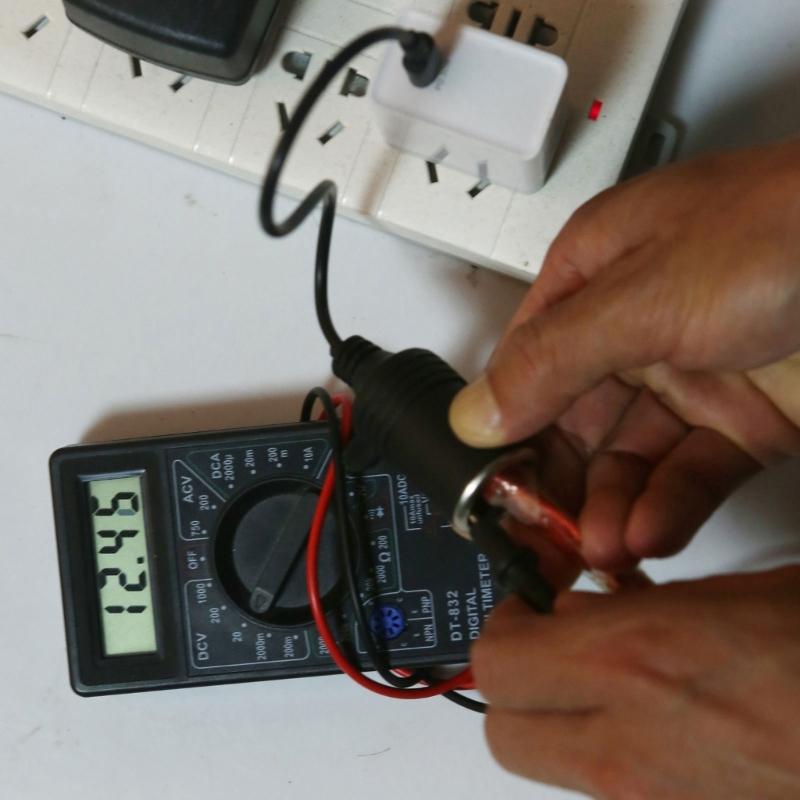 USB to Car Cigarettes Lighters Female Socket 12V Power Cable with Type C Adapter for Vehicle Accessories