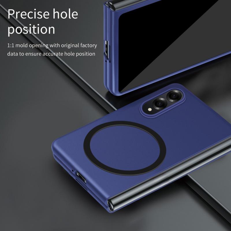 Magnetisches Ultra-Dünnes Hartes Faltcase für Samsung Galaxy Z Fold8 Breite Kabellose Ladeabdeckung
