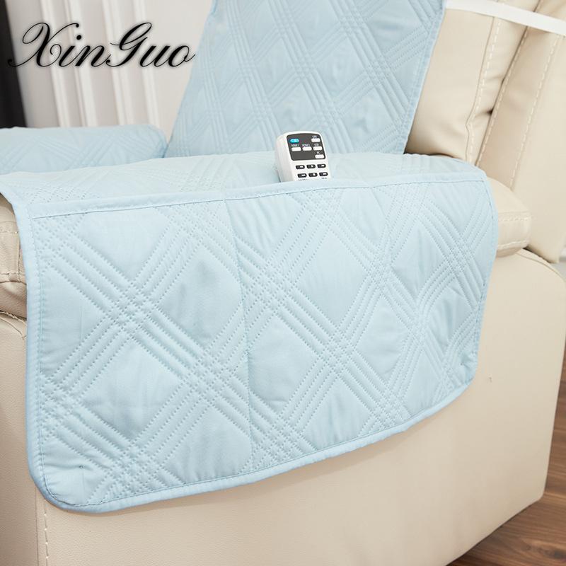 Rutschfestes Sofakissen, Gelenknaht, rautenförmiges Sofa, Chaiselongue-Kissen, Wohnzimmer-Einzelsitz-Sofabezug, Bezug mit Beinstützenkissen