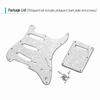Electric Guitar Pickguard Set with Back Plate Screws Pick Guard for ST Style Guitars White Pearl
