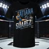 2026 Summer UFC Tatiana Suarez Fighting Graphic Tshirt Women Sports Cotton Short Sleeve Loose Leisure Fitness Shirt Unisex