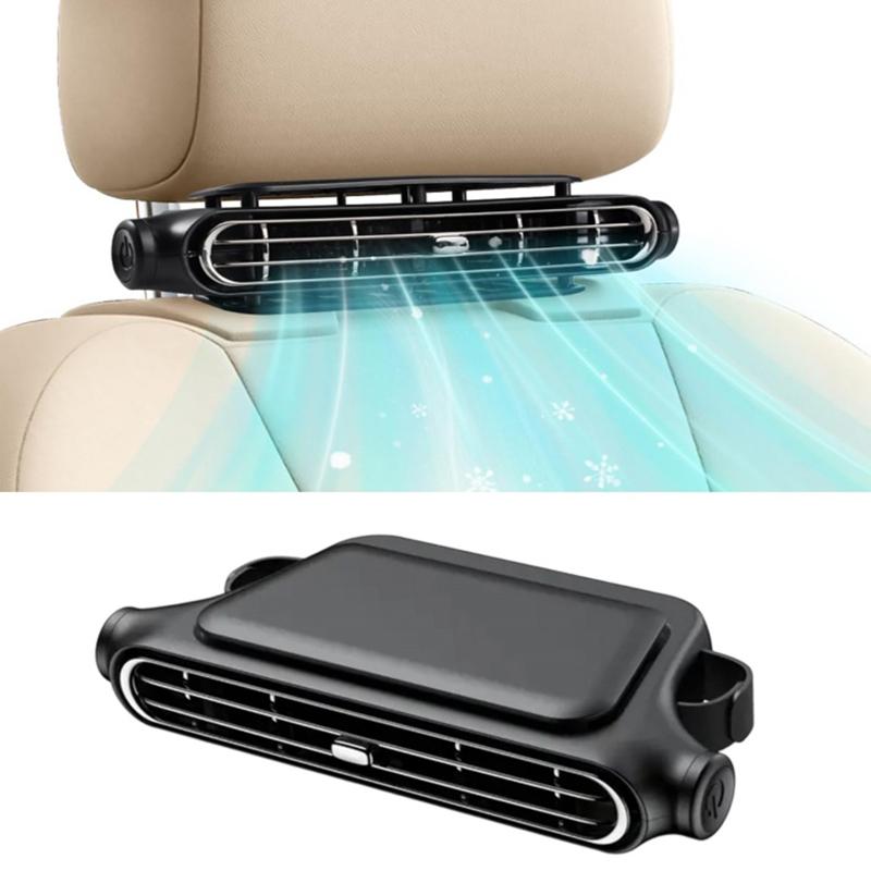 

Charging Model Car Headrest Air Cooling Fan 3-Speed Adjustable Cars Neck Cooler Fans Portable Front Rear Seat Ventilator