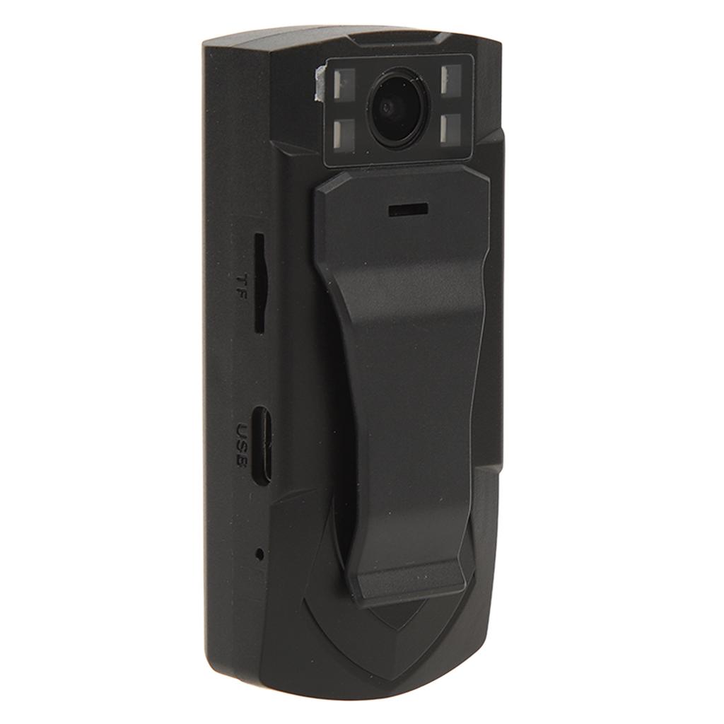 Portable Body Camera with Back Clamp 1080P Wide Angle 120 Degrees Infrared Night Vision Camera for Home Outdoor