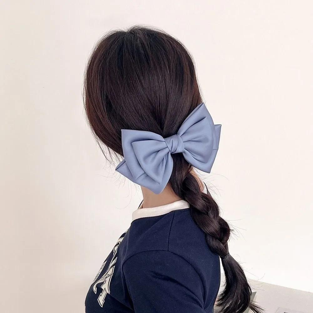 Living Plus Wedding Guest Look Romantic Silk Ribbon Hairpin Blue