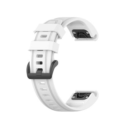 Voor Garmin Fenix 6S Pro Kleurloze Siliconen Horlogeband