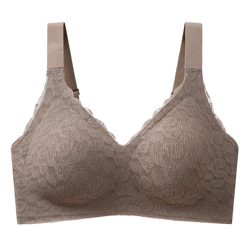 Červená Push-Up podprsenka ve velikosti Plus Size s nastavitelnou podporou proti prověšení pro štíhlejší vzhled