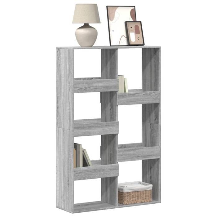 VidaXL Bookcase Sonoma Grey 100x33x155.5 Cm Engineered Wood, Bookshelf, Storage Shelf, Cabinet 3309398
