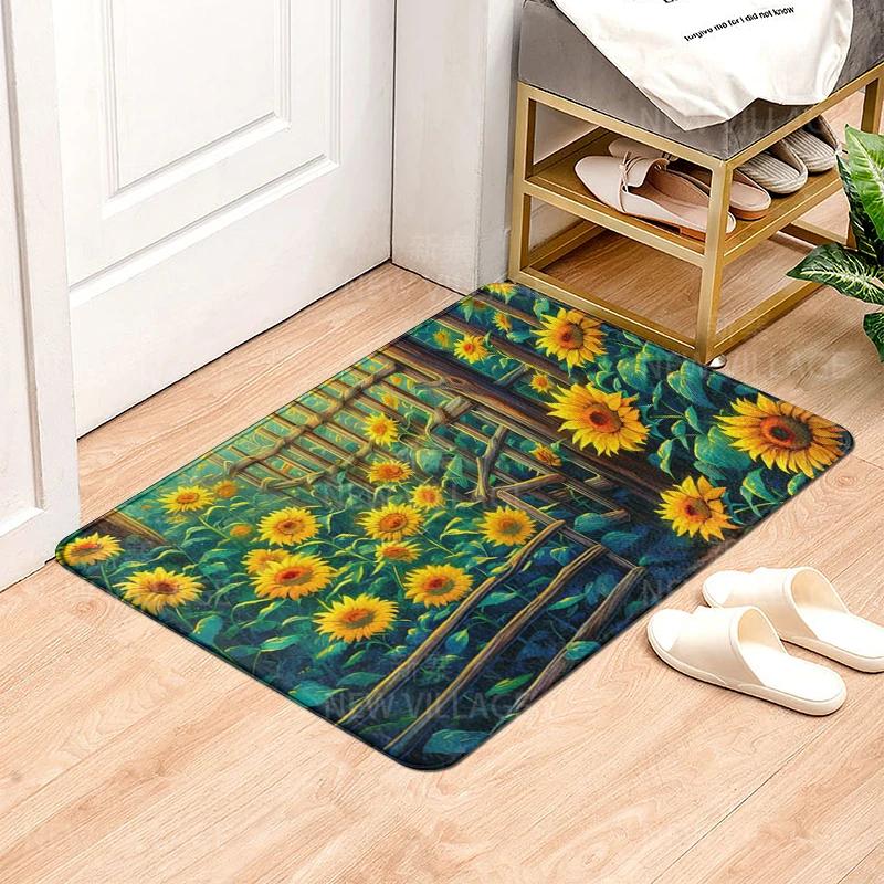 

House entrance carpet Home doormat Modern Nordic style Room Bath mat Foot mat bathroom non-slip mat Kitchen water absorption mat 40cm x 60cm