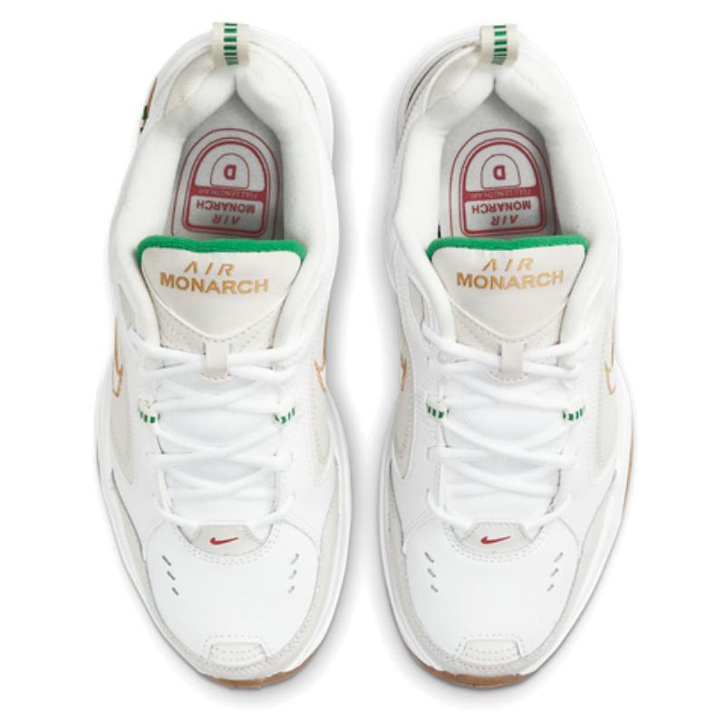 Nike Air Monarch Iv 'White Lucky Green Gold' Sneakers 415445-103