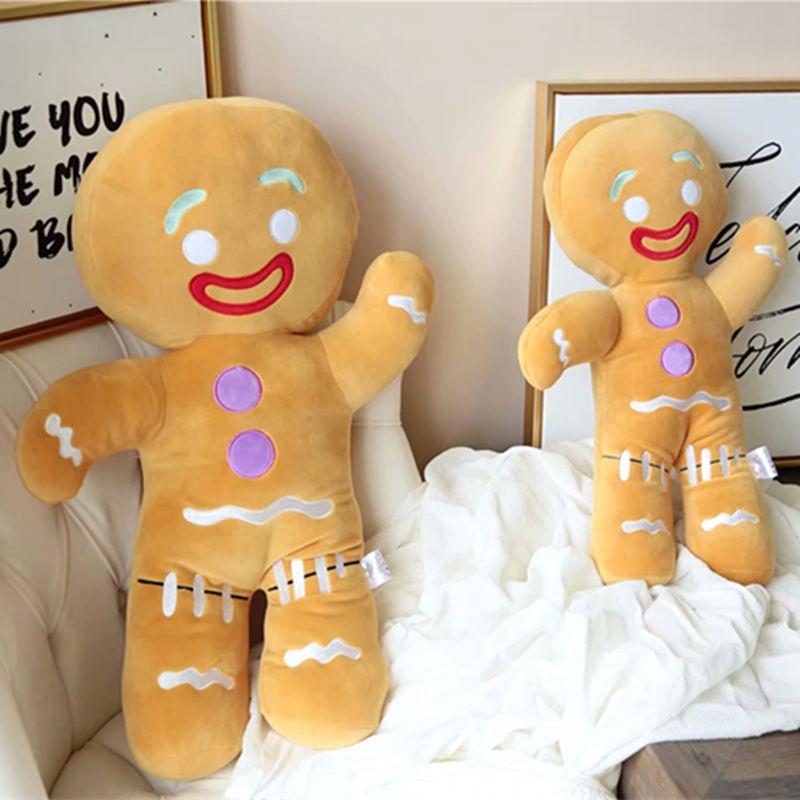 Christmas Doll Decoration Throw Pillow Christmas Decoration 2025 Xmas Tree Gingerbread Man Pillow Cushion Room Cojin Navidad