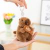 Marmota Key Plush Chain Pendant With Sound For Backpack Decoration And Idea Gift