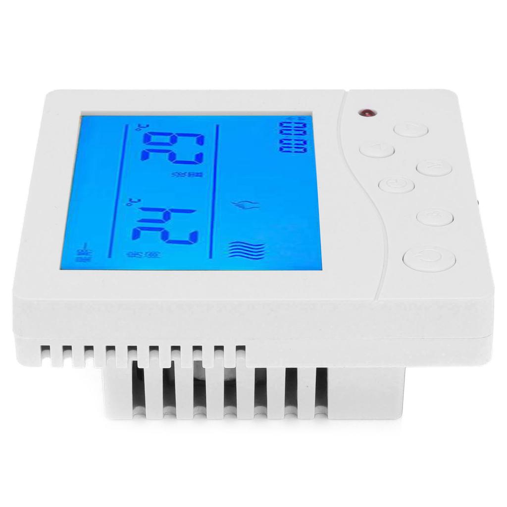 Fläktkonvektor Central luftkonditioneringstermostat Intelligent LCD-temperaturregulator Termostatbrytare