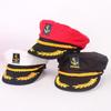 Women Adjustable Captain Sailors Hat Breathable Polyester Lightweight For Daily Outings