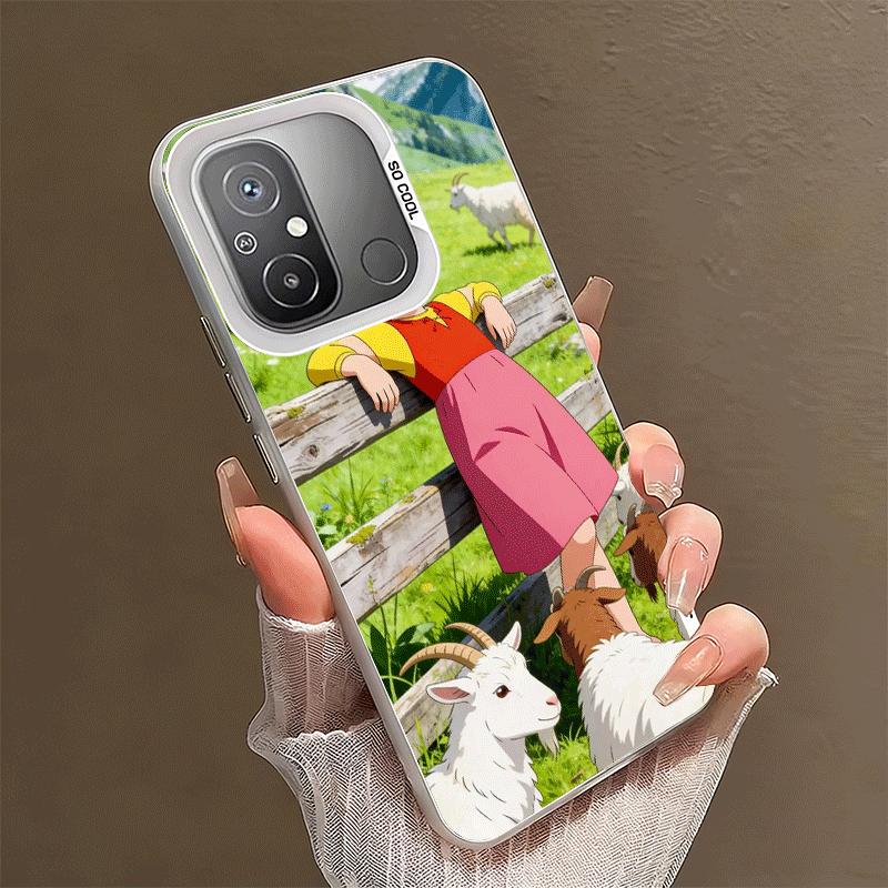 

Heidi Cartoon Cute Shockproof Phone Case for Xiaomi Poco X7 X6 X5 X3 Pro F7 Ultra M8 Redmi 15C 15 14C 13C 12C 10C 13 12 10 Xiaomi Redmi 12C