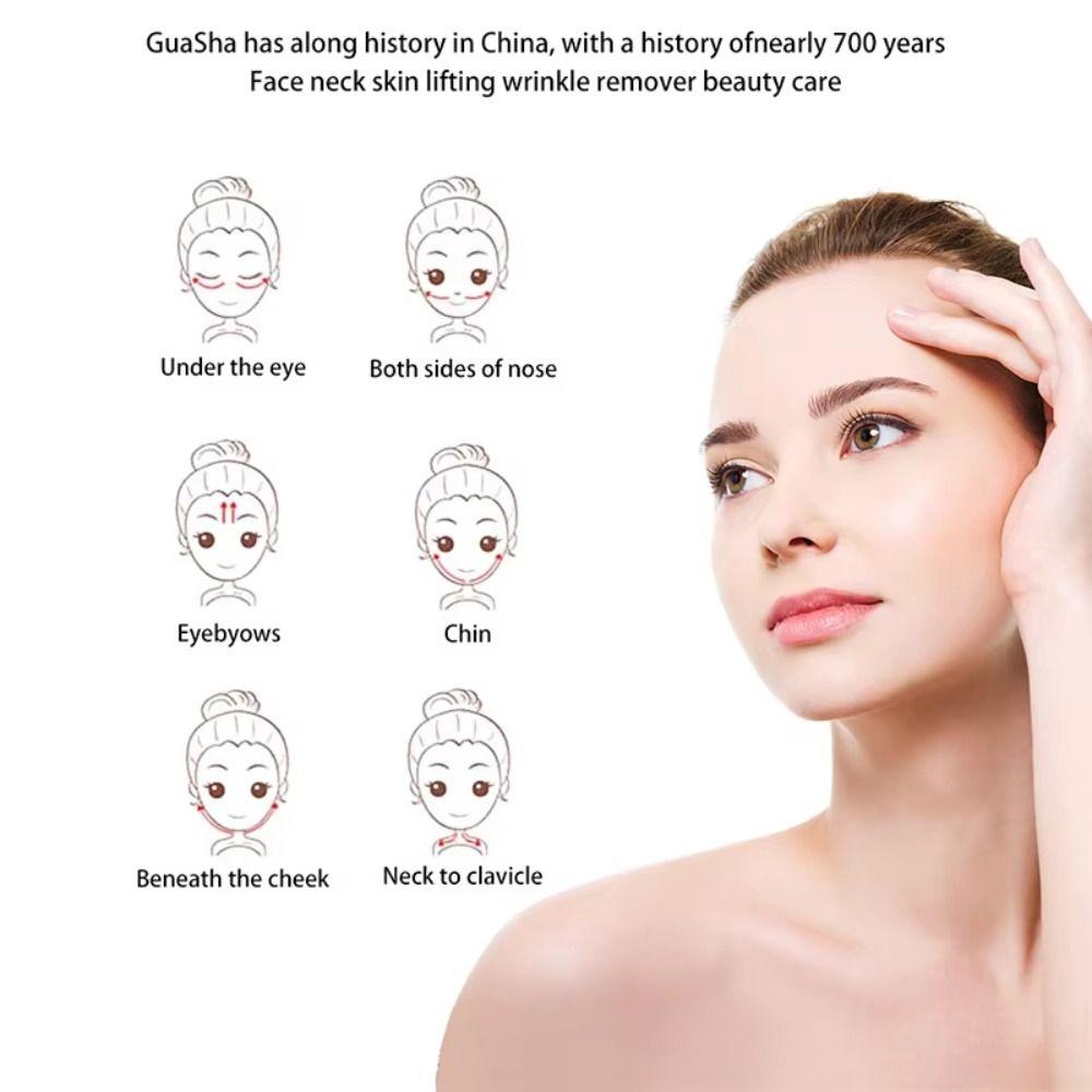 Stainless Steel Gua Sha Scraper Universal Guasha Board  for Facial Beauty Eye Massage