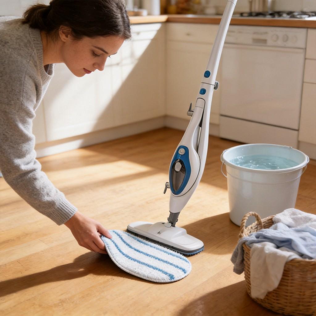 Mop Accessory Fiber Pad For Pur Steam Therma Pro Steam Mop With Absorbent Material For Efficient Cleaning