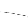 1/25Pcs 2mm Key Ring Loop Black Metal Wire Keychains Large Wire Keychain Cable  Keys and ID Tag