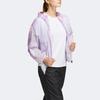 adidas Tie-Dye Colorblock Sports Hoodie Jacket Women’s Light Purple