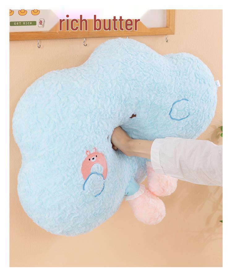 Nordic Cloud Plush Pillow Doll: Cute Mood Sofa & Window Décor