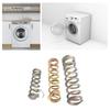 5Pcs Drain Trap Seal Spring Replacement Universal for Twin Tub Washer Dryer Washing Machine Installation Accessories