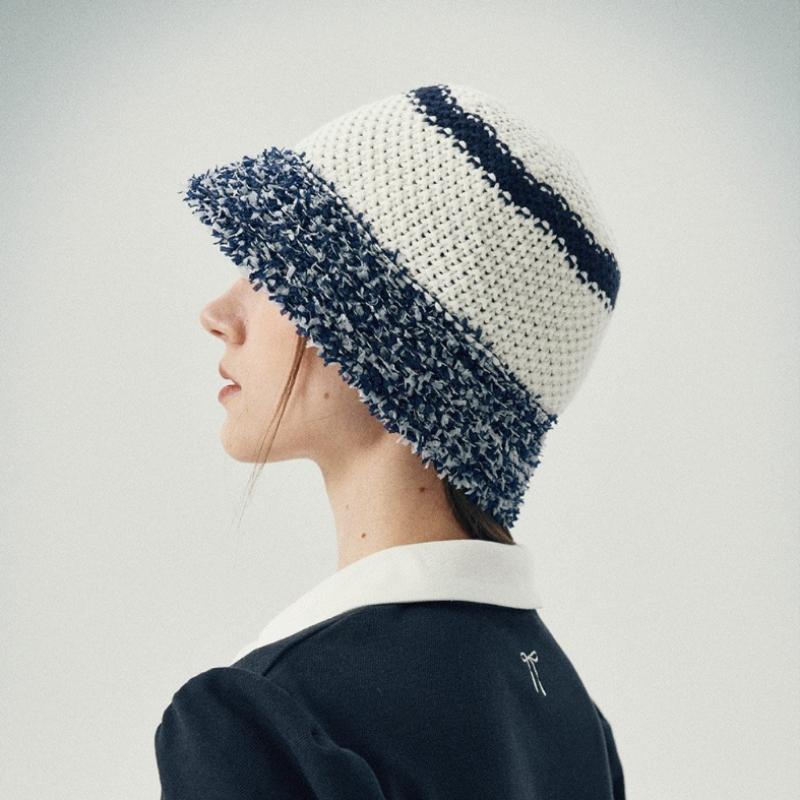 Allincomplete Breeze Knit Bucket Hat Cream