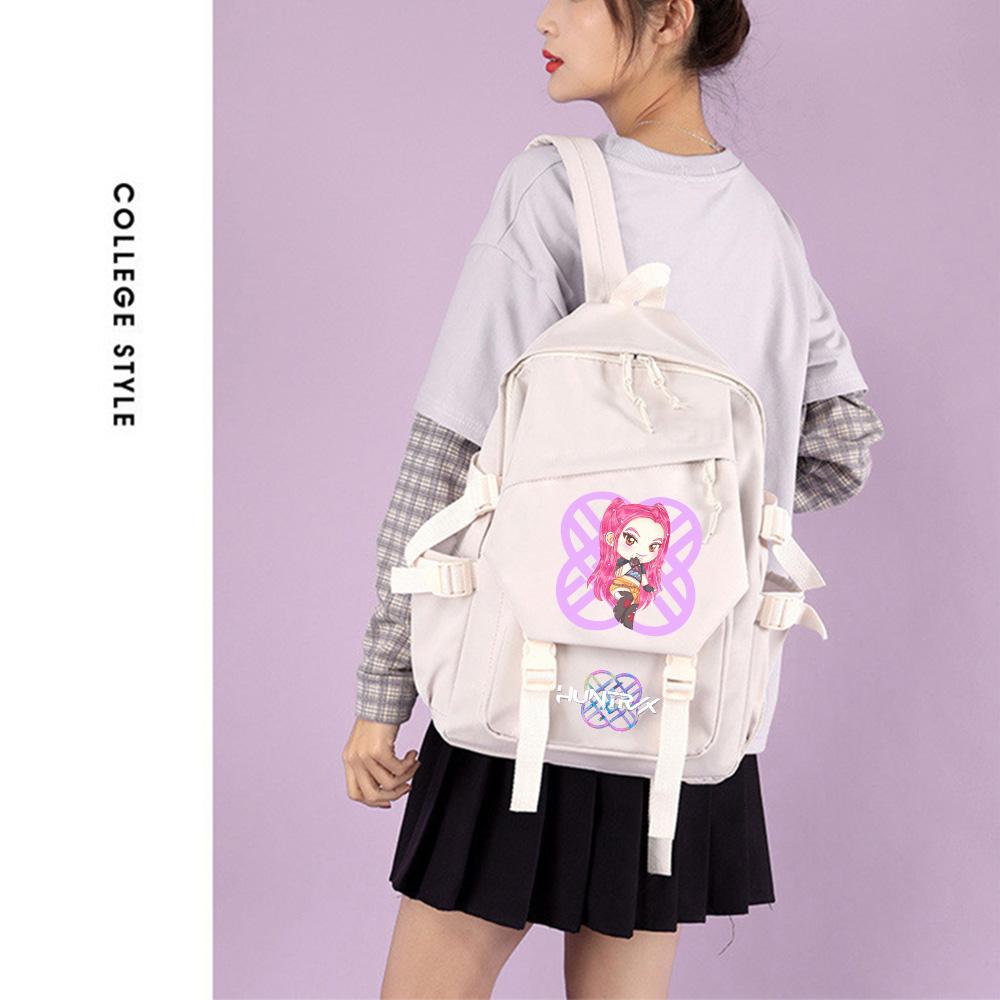Anime K-Pop Printed Waterproof Backpack for Teen Boy Gril Schoolbag Children Student Women Large Capacity Travel Bag Kid Gift Mochila
