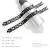 Stainless Steel Bible Scripture Cross Bangles Men Black Bracelets Fashion Jewelry Gift Accessories