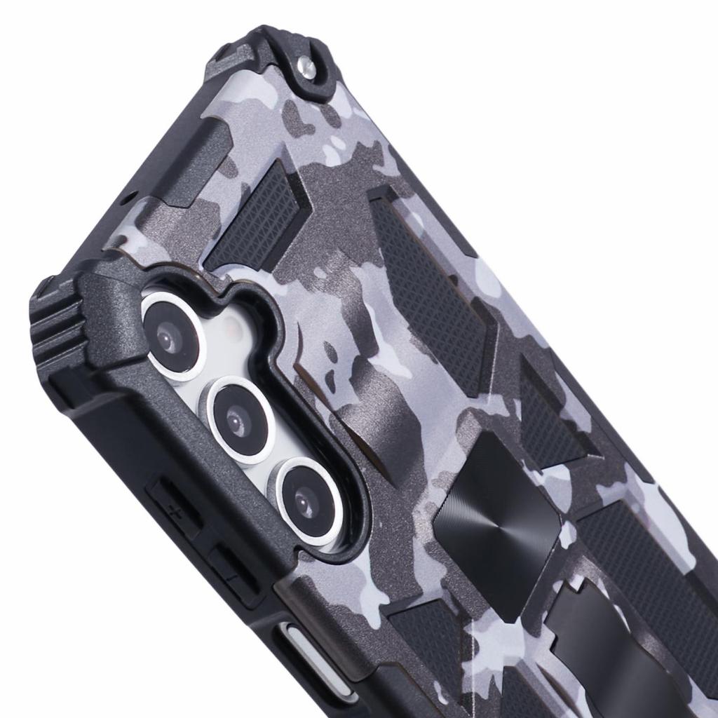 For Samsung Galaxy A16 4G/5G Case Kickstand PC+TPU Camouflage Military Grade Phone Cover