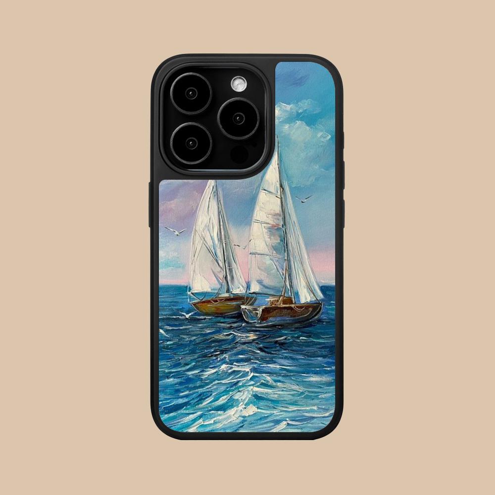 

Abstract Oil Painting Phone Case for iPhone 17 16 15 14 13 12 11 Air Pro Max Plus Matte Surface Cover iPhone 11