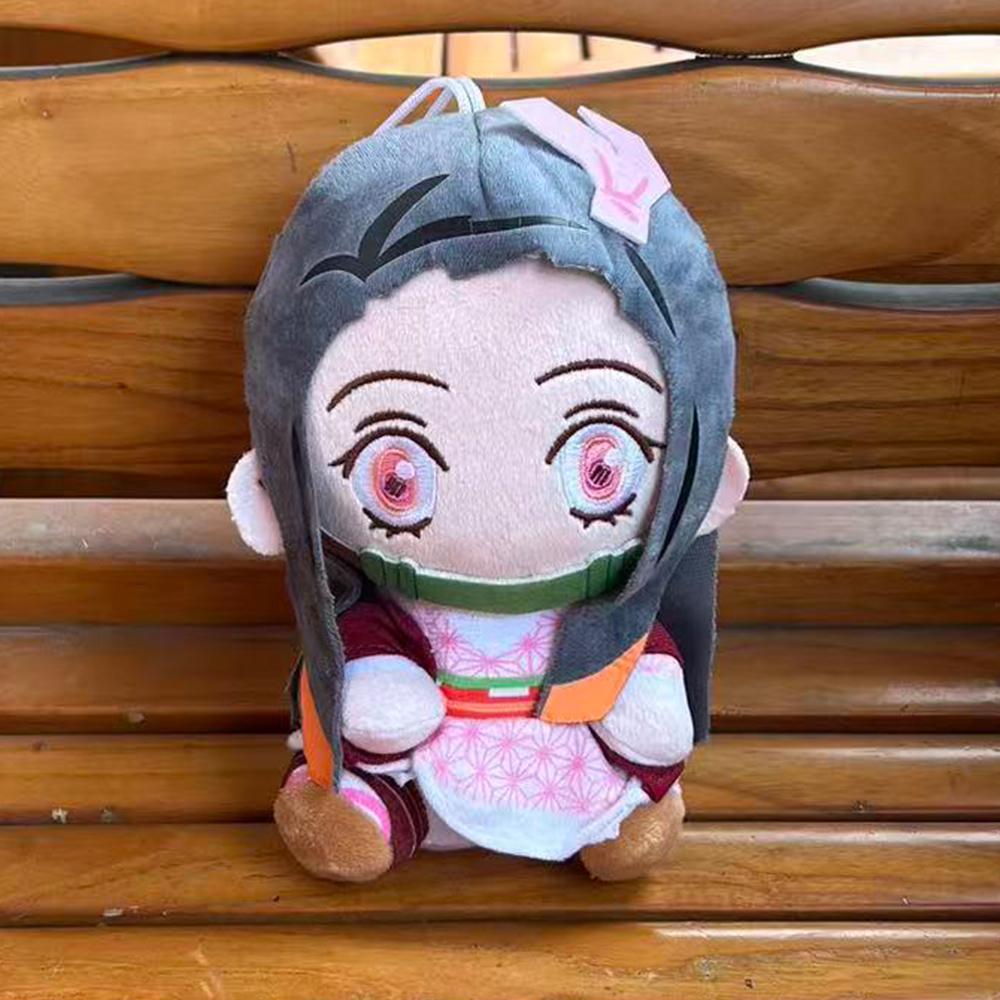 Cute Japan Demon Slayer Plush Dolls Lovely Anime Kimetsu No Yaiba Kamado Tanjirou Nezuko Zenitsu Kyoujurou Toys Gifts