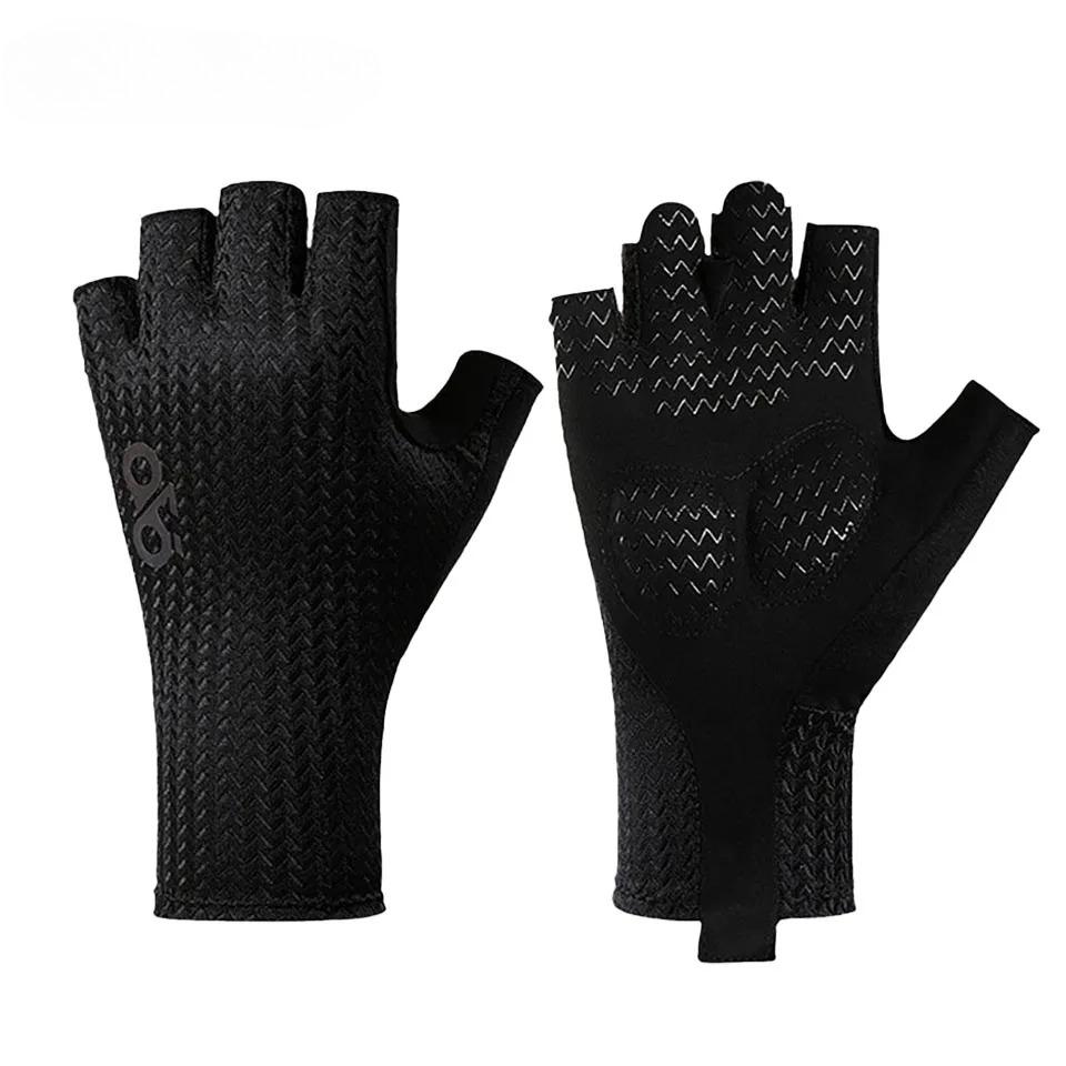 KoKossi Guanti da Ciclismo Estivi a Mezza Dita per Bici Fitness Traspiranti Ultraleggeri Guanti da Bici da Strada Antiscivolo Assorbimento degli Urti