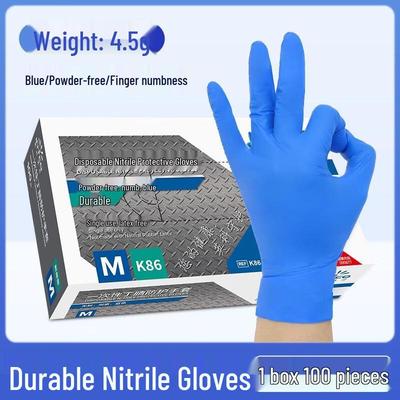 HANDUNYOU Food Grade Blue Nitrile Rubber Disposable Gloves