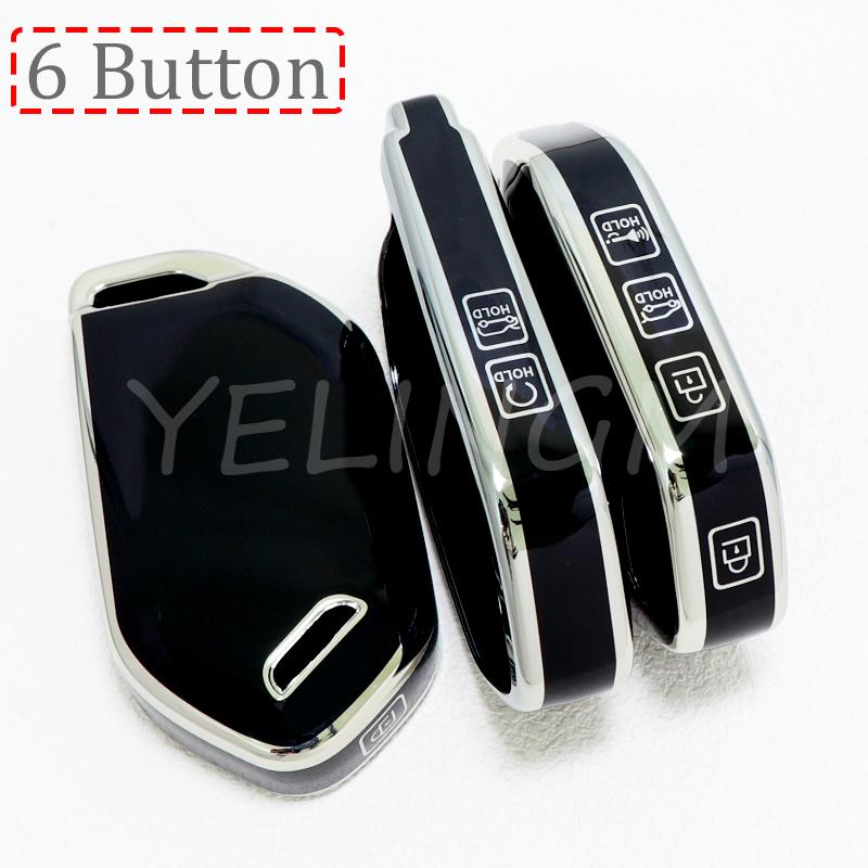 NCUD9 Car Key Case Fob New Key Cover for Kia Picanto Sorento MQ4 Carnival KA4 Morning K5 Carens EV9 Seltos 2024 2025 for Kia
