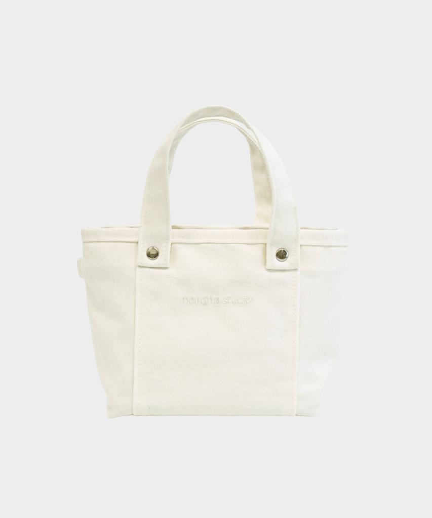 Monghastudio Everyday Mini Tote Bag (Cream)