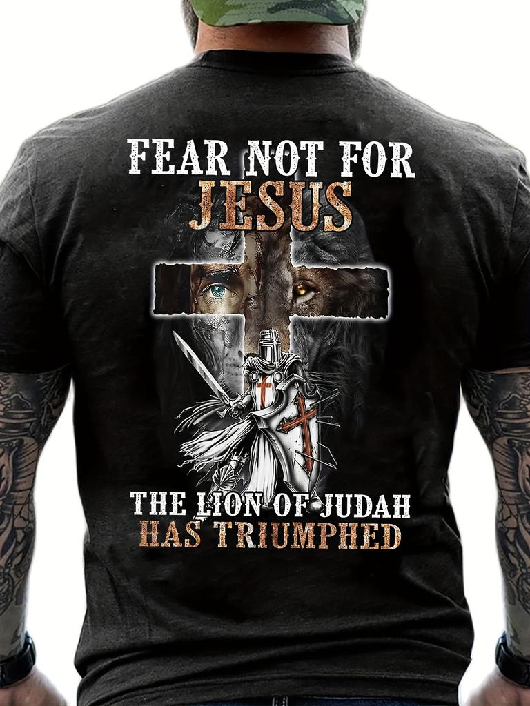 Men's Until I Said Amen Print Tee Casual Short Sleeve Spring Summer Fall Gift T-Shirt